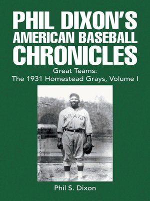 cover image of Phil Dixon's American Baseball Chronicles Great Teams